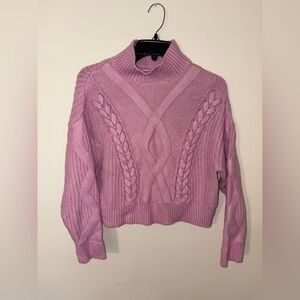 Elizabeth And James Designer Cropped Sweater Size Small